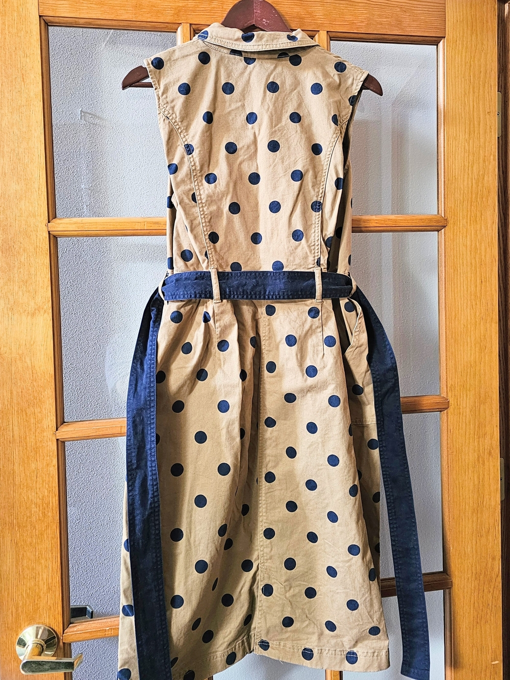 Boden Sleeveless Polka Dot midi dress - Picture 2 of 6